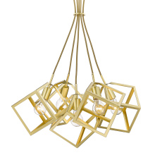 Golden 2086-5P OG - Golden Lighting Cassio 5-light Chandelier in Olympic Gold